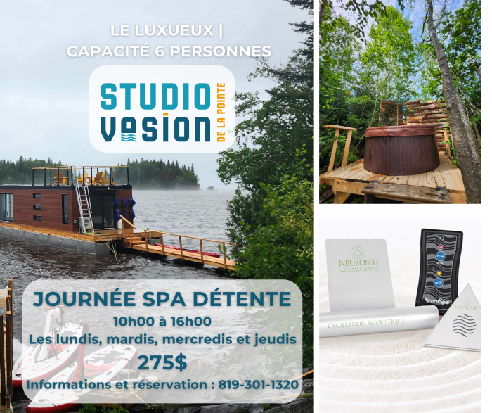 Chalet STUDIOVASION flottant de la Pointe – Image 20